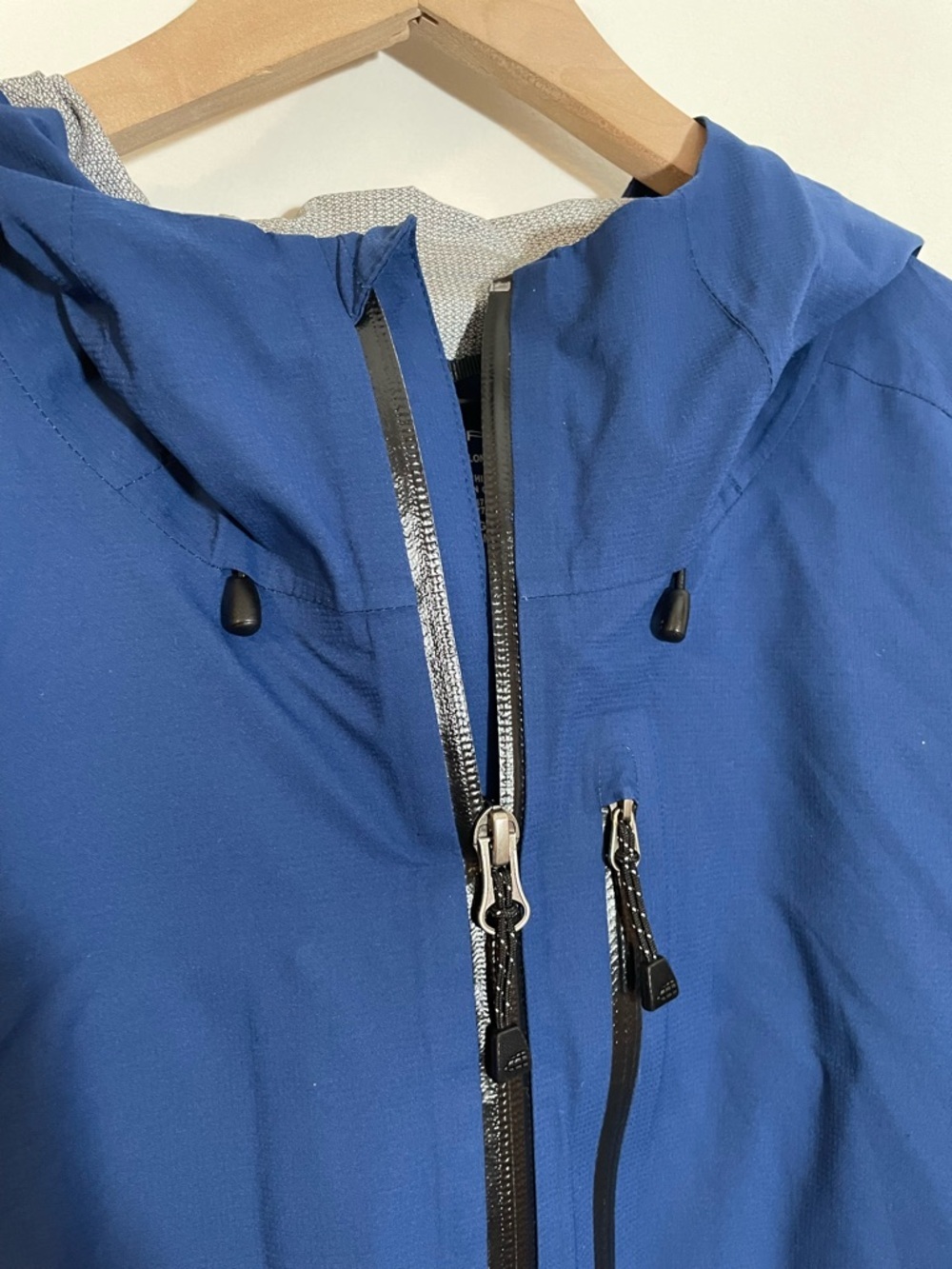 ExOfficio Rain Logic Hooded Jacket Mens XL Blue Waterproof Breathable Outdoors - Picture 4 of 13